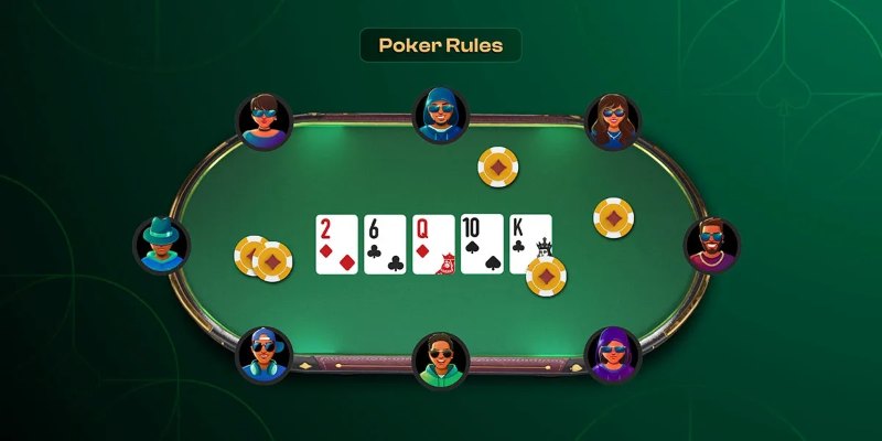 4 vòng cược Poker cơ bản