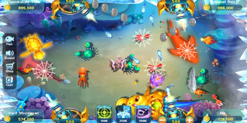 Bắn cá với nhiều tựa game hấp dẫn