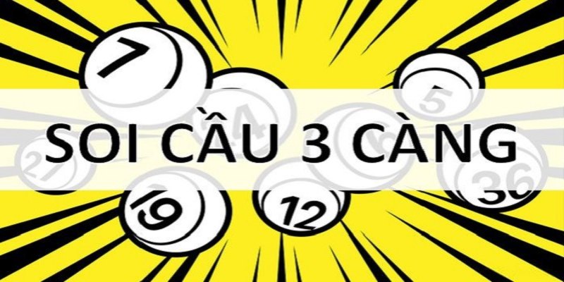 Soi cầu 3 càng qua thống kê